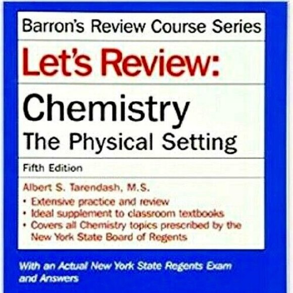 NEW Chemistry The Physical Setting Let's Review Barron's Review Course Series - Picture 1 of 2